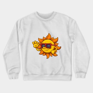 Cool Sun Character Crewneck Sweatshirt